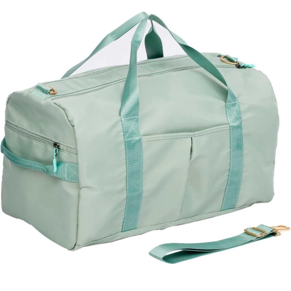 NIP Waterproof Sports Duffel Bag with Cosmetic Pocket